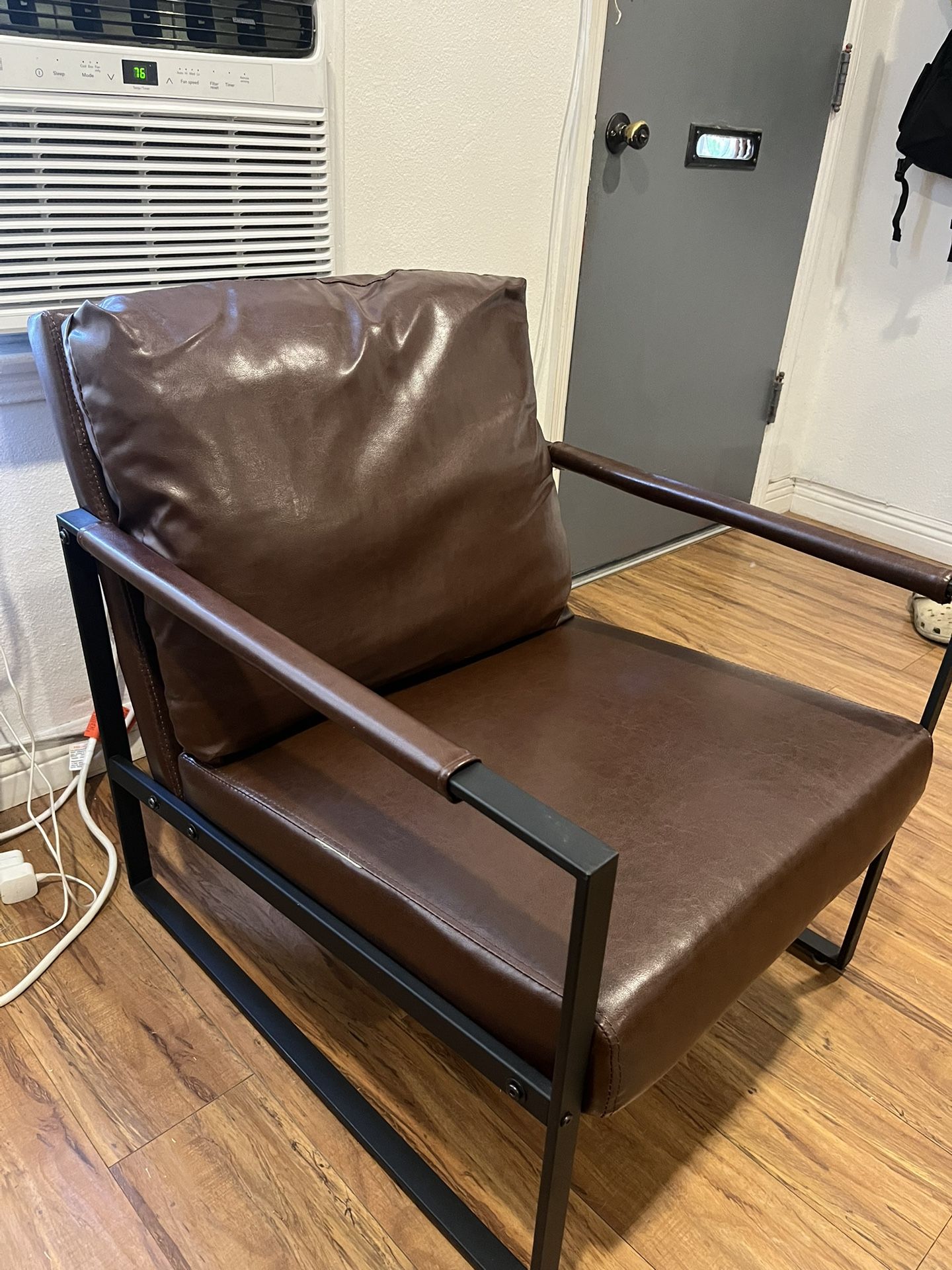 Faux Leather Couch