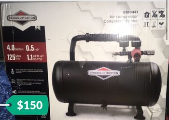 Briggs and Stratton air compressor