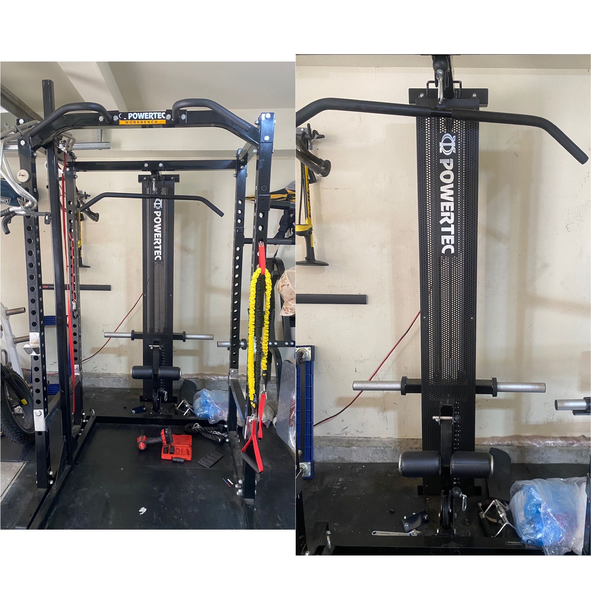 POWER TEC SQUAT RACK/HOME GYM