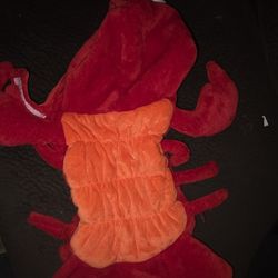 Small Dog Lobster Halloween Costume  New See Details 