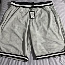 Grey Basketball Shorts M XL 2XL