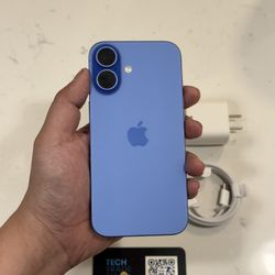 iPhone 16 128Gb T-mobile Ultramarine Color!