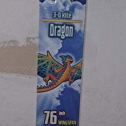 3D  Kite Dragon Triwinder and flying line