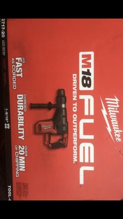 Milwaukee fuel rotary sds hammer