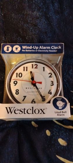 WESTCLOX:  WIND- UP ALARM CLOCK