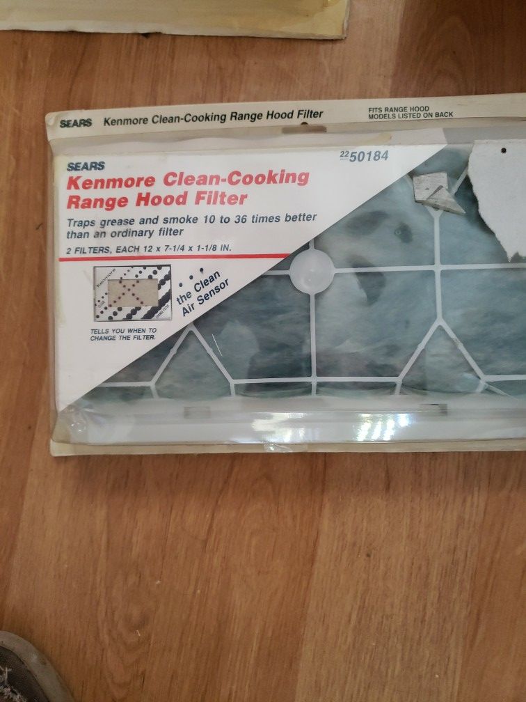 Sears Kenmore Range Hood Filter