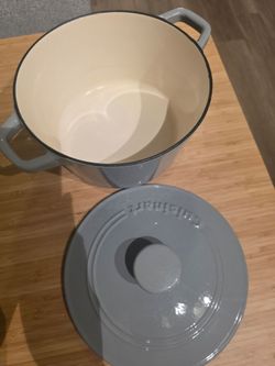 Cuisinart Enameled Cast Iron Dutch Oven (Grey) - Great Condition!