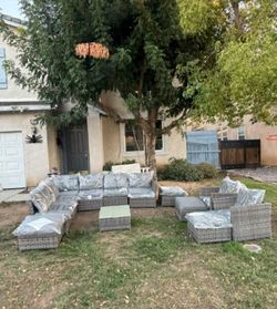 Huge Patio Furniture Set Brand New High Quality Deep Seating Cushions Brand New High Quality Patio Set 🆕🚎🚛🆕