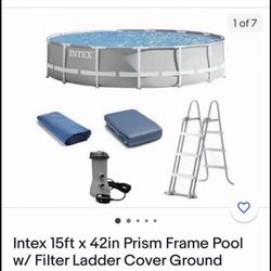 Intex Pool 15x42ft