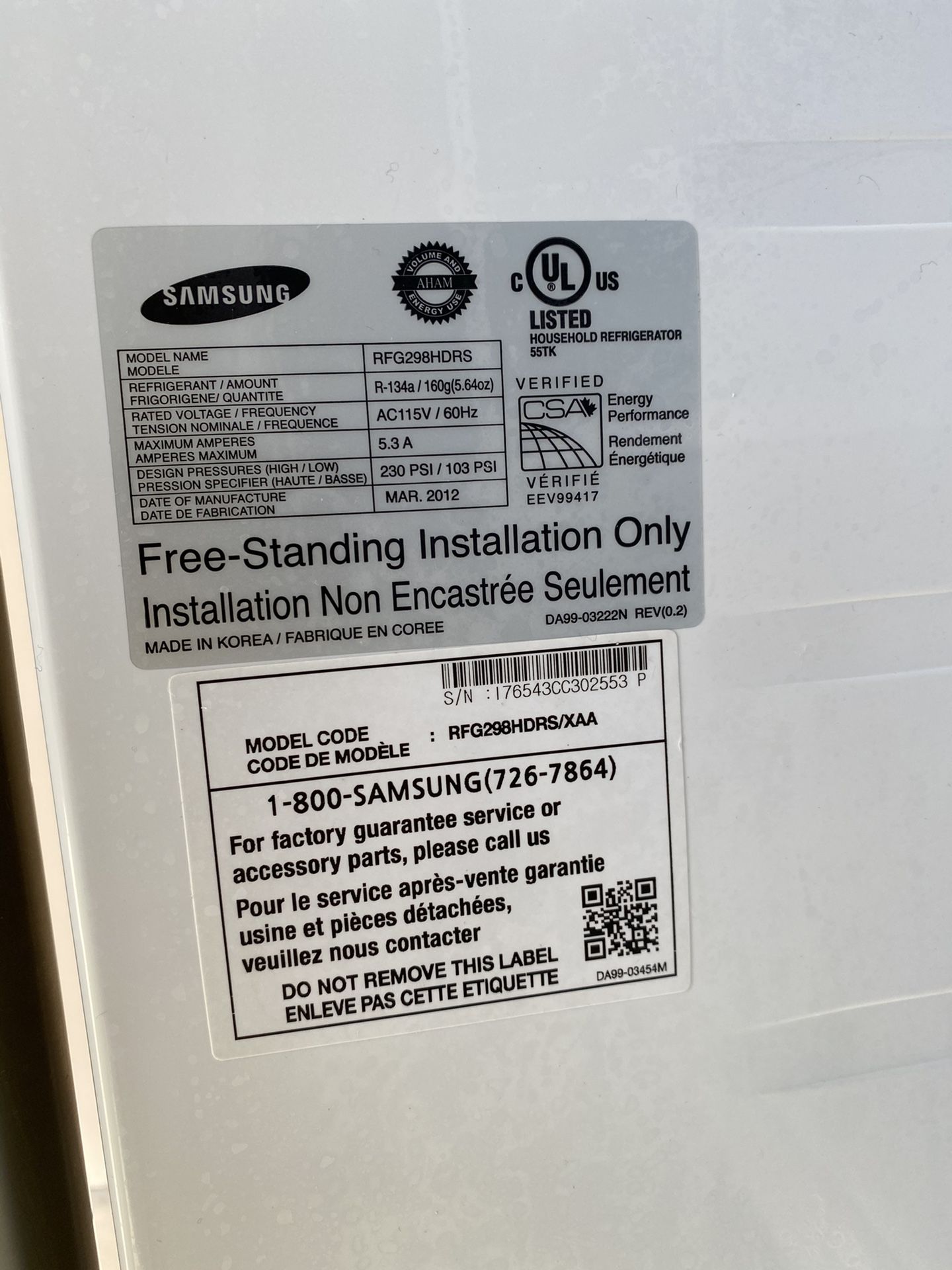 Samsung refrigerator RFG298hdrs for Sale in San Antonio, TX OfferUp