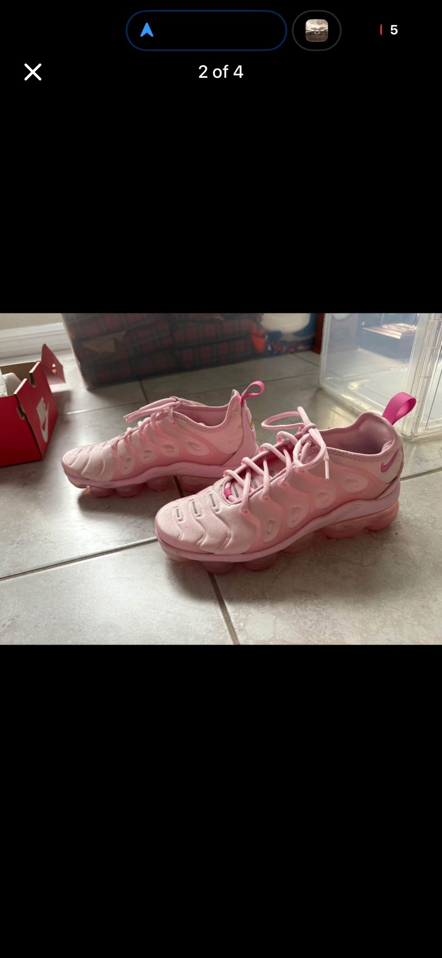 Light Pink Vapormaxes 