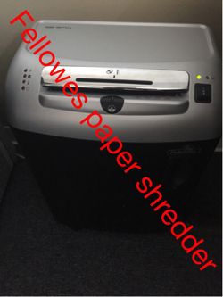 $399 Fellowes Paper shredder