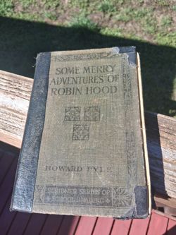 Vintage Some Merry Adventures Of Robin Hood Howard Pyle 1911 Vintage Classic Book School Library