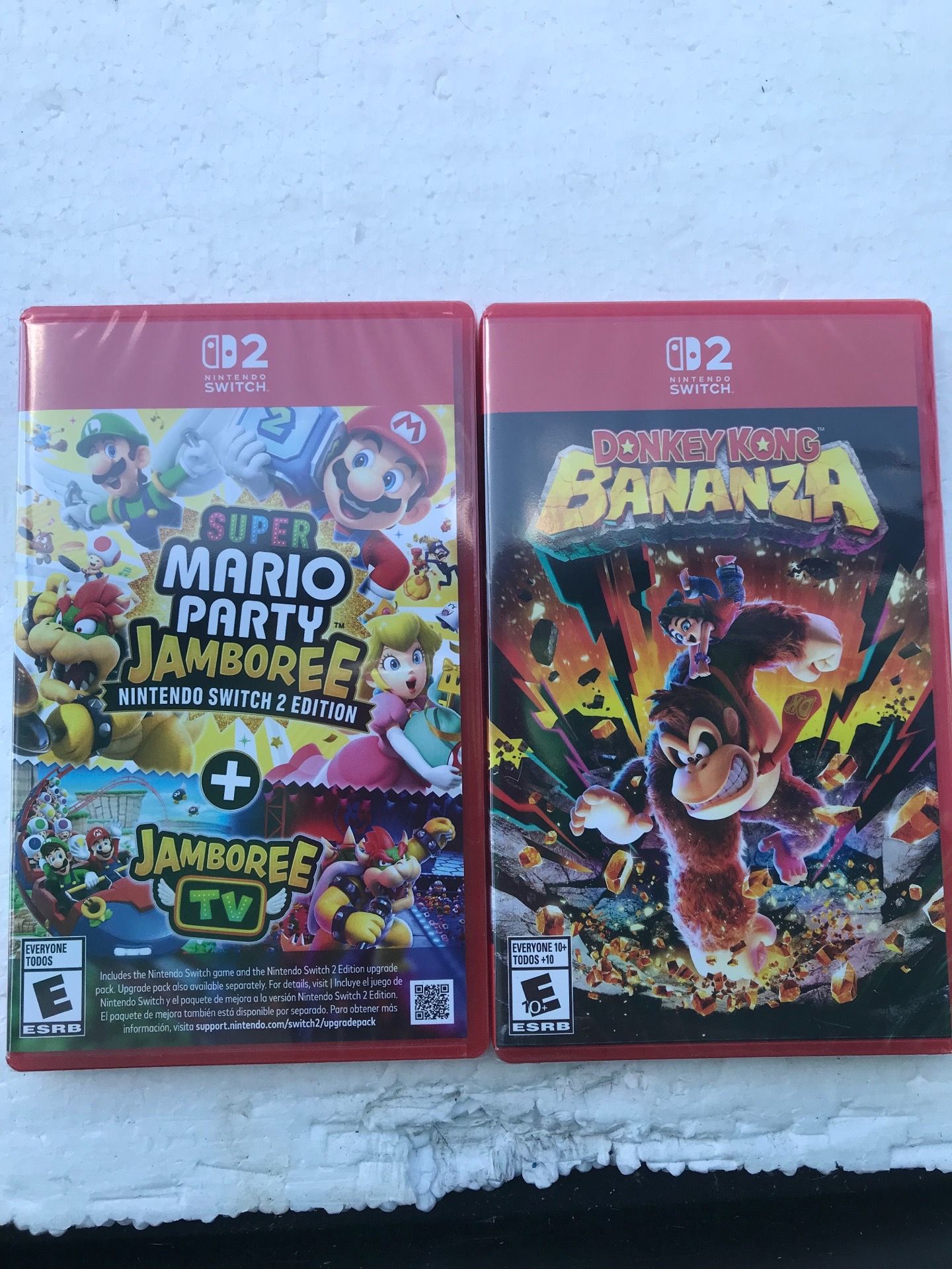 Mario party jamboree & donkey Kong bananza