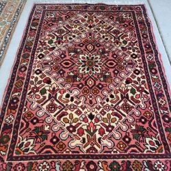 Vintage Oriental Rug Hand Knotted 