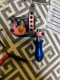 Tattoo coil machine and free supplies