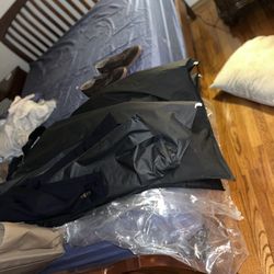 Wooden Sleigh Bed Queen 