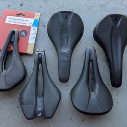 Various Bicycle Saddles 