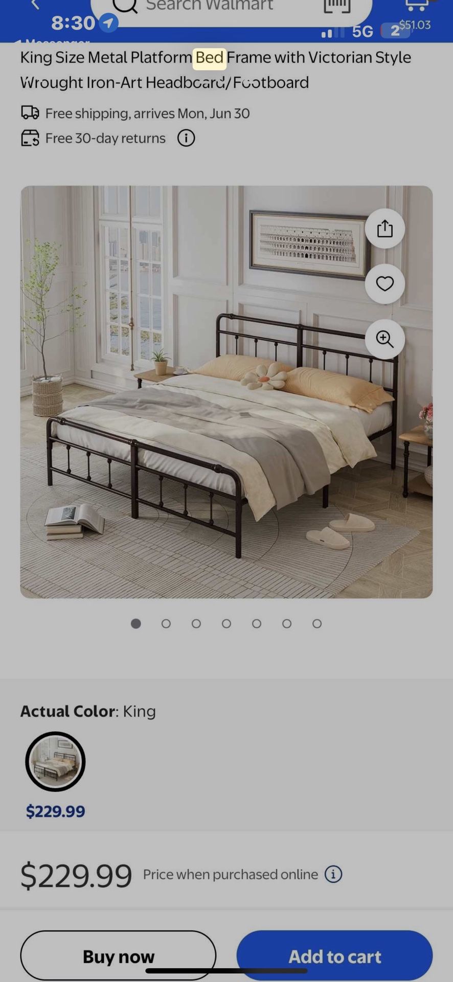 King Size Bed Frame