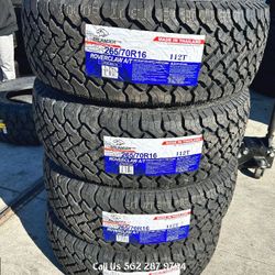 265/70/16 ATLANDER ALL TERRAIN Set of New Tires Set De Llantas Nuevas