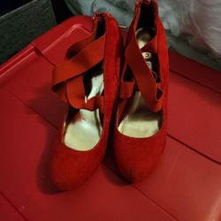 Red Heels Size 8