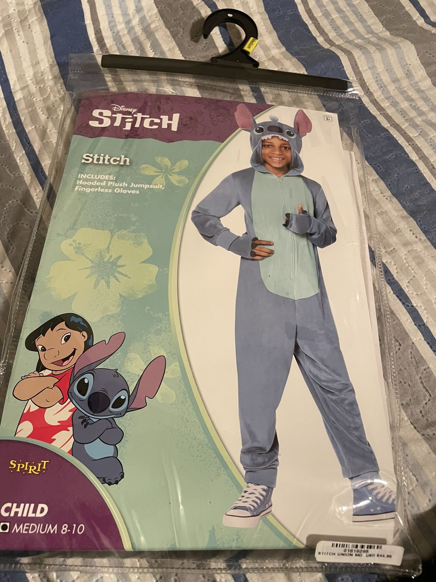Stitch Costume Size 8-10 Youth 