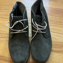 New COLE HAAN Men's Green Leather Lace Up Chukka Ankle Boots Size 8