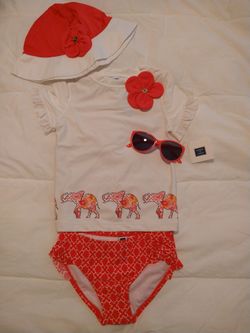Girls Swimsuit Set (see description)