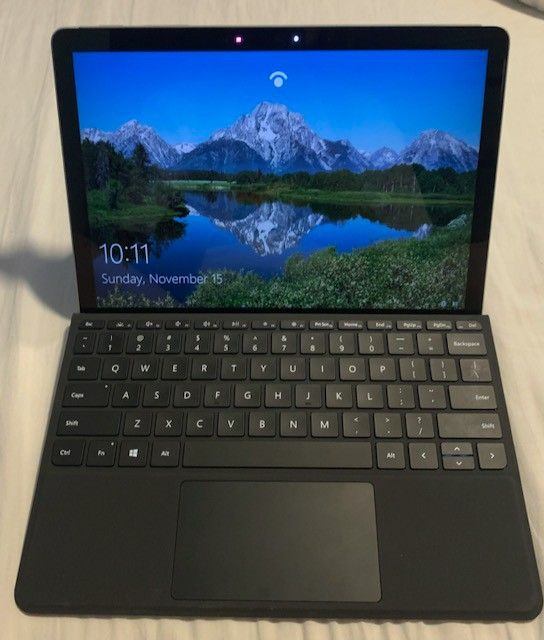 Microsoft Surface Go 2 128gb with keyboard cover and 2