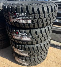 4 NEW RBP LT 265/70/17 MUD TERRAIN TIRES 10 PLY $595 CASH TOTAL‼️ FREE INSTALLATION‼️