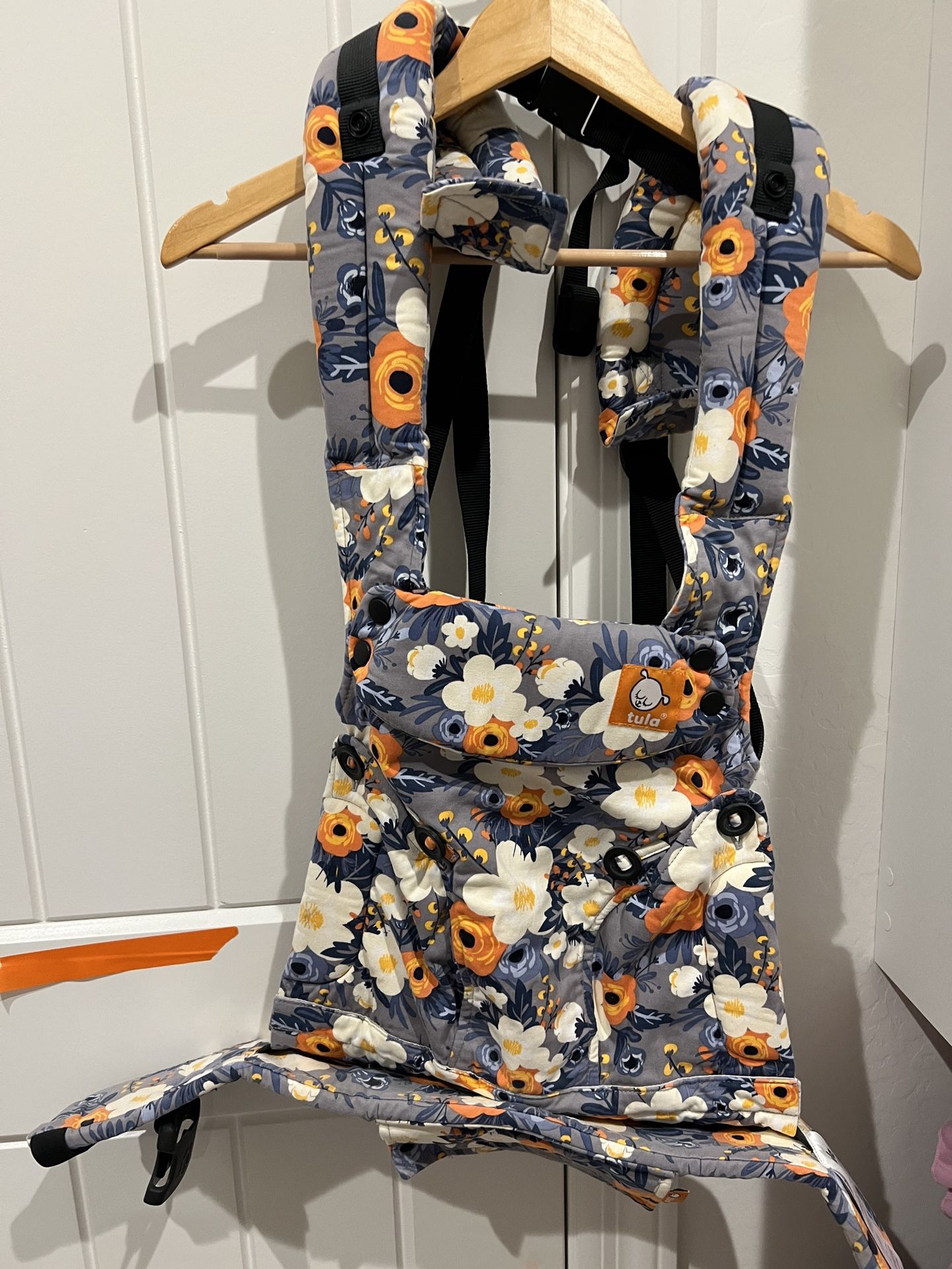 tula carrier explorer marigold floral