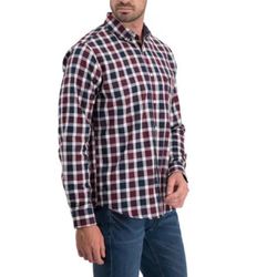 NWOT- Old Navy Long Sleeve Shirt Mens Plaid Button Down Slim Fit- L