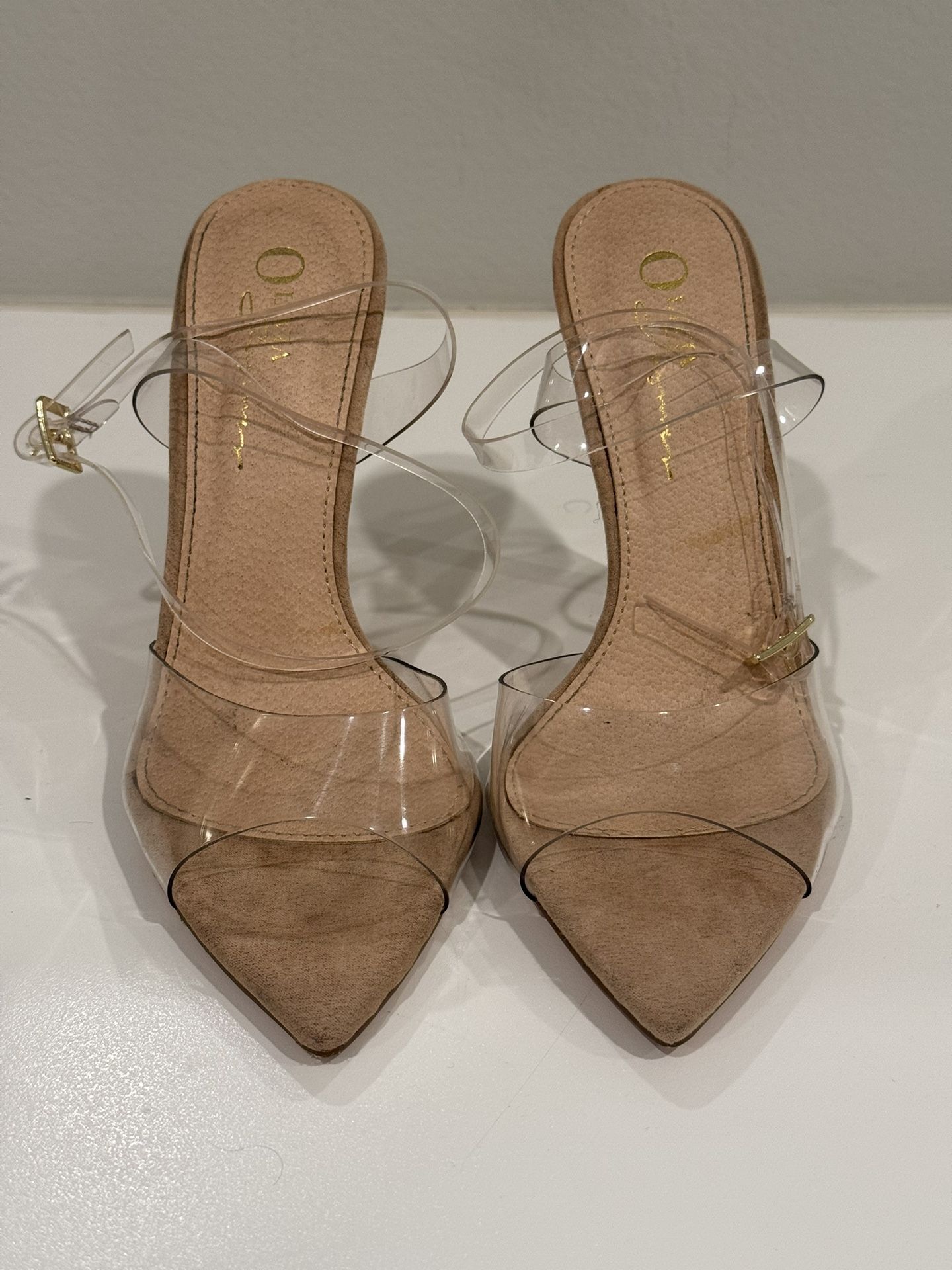 Clear Strap Heels 