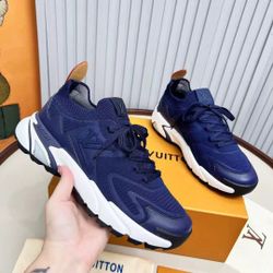 Sneakers L V Runner Tatic size 11.5 Blue