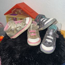 See Kai Run Glitter Booties Size 8c Girls Toddler 