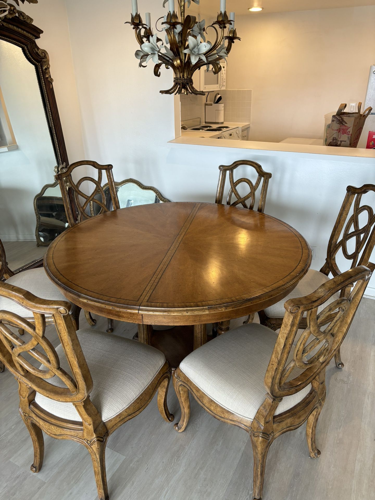 54” Stanley Dining Table And Chairs