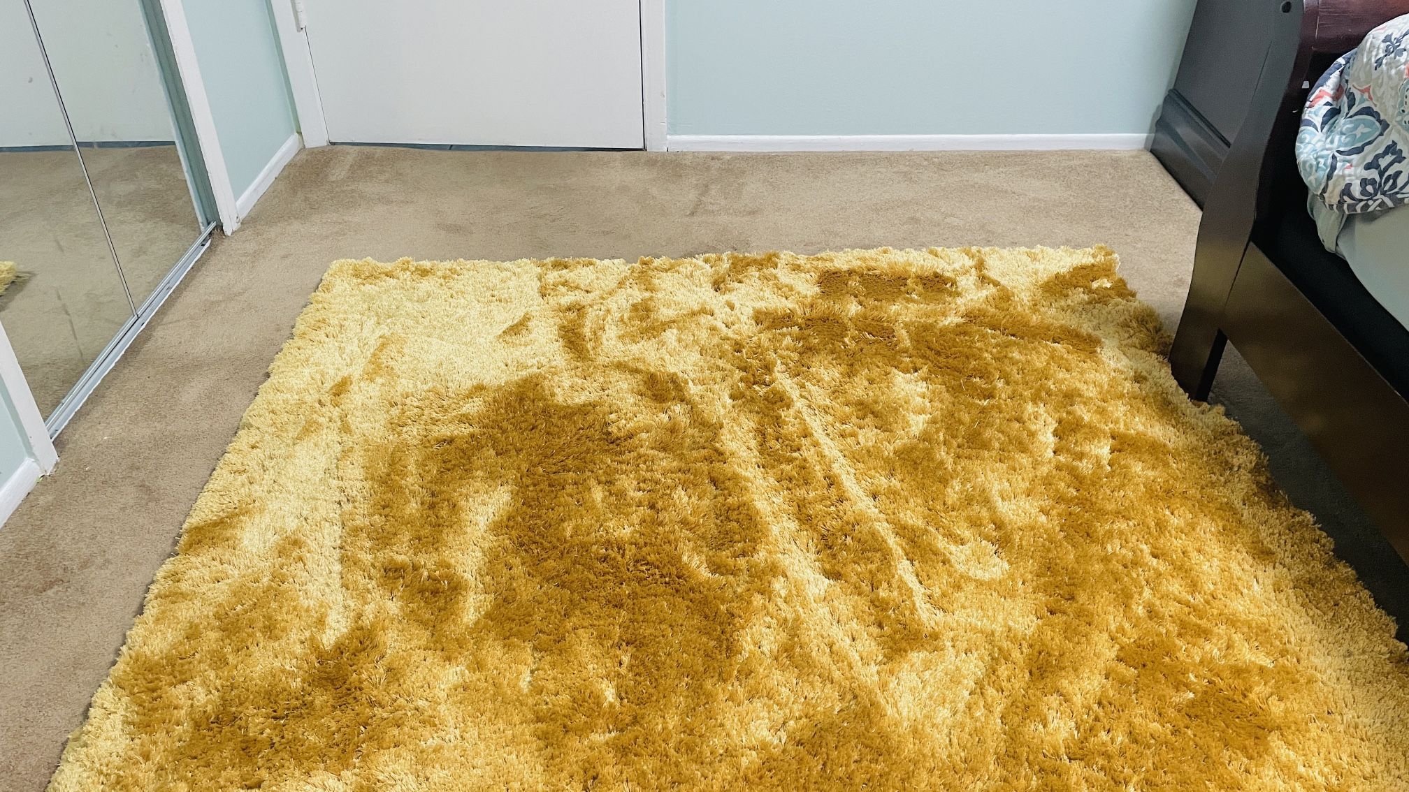 Gold Indochine Hand Tufted Area Rug | Great Condition