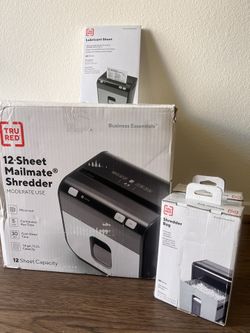 TRU RED 12-Sheet Mailmate Shredder