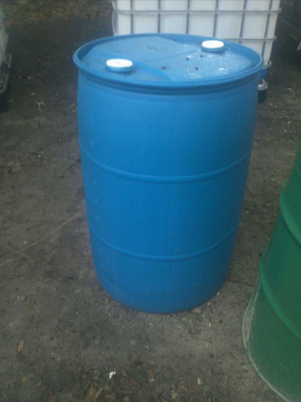 55 GALLON PLASTIC BARRELS FLOATING DOCKS WATER DRUMS STORAGE TANKS for