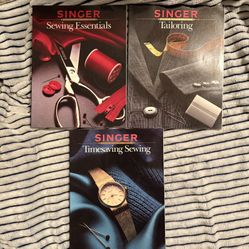 Singer Sewing Reference Library Soft Back Books (3)