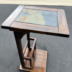 Side Table W/ Stone Top