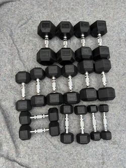 Rubber Dumbbells 