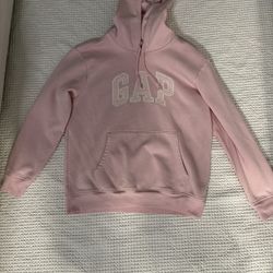 pink gap hoodie