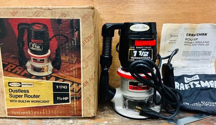 Craftsman Heavy Duty Router 1-1/2 hp