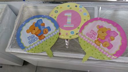 Helium balloons for babys 1 year old