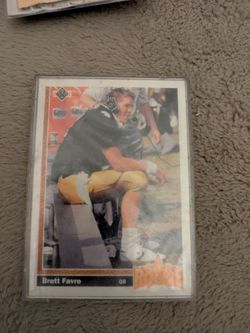 BRETT FAVRE  cased rookie card 1991