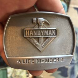 HANDYMAN vintage belt buckle 