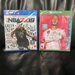 Xbox1 And Ps4 Fifa 20 And Nba 2K 19 Bundle Option Sold Separately
