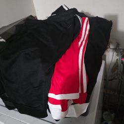Adidas Shorts Black Red And Gray   