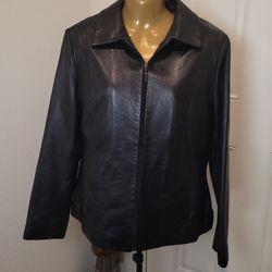 Wilson Genuine Leather Jacket Mens Large 